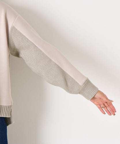 麻花針織套頭衫