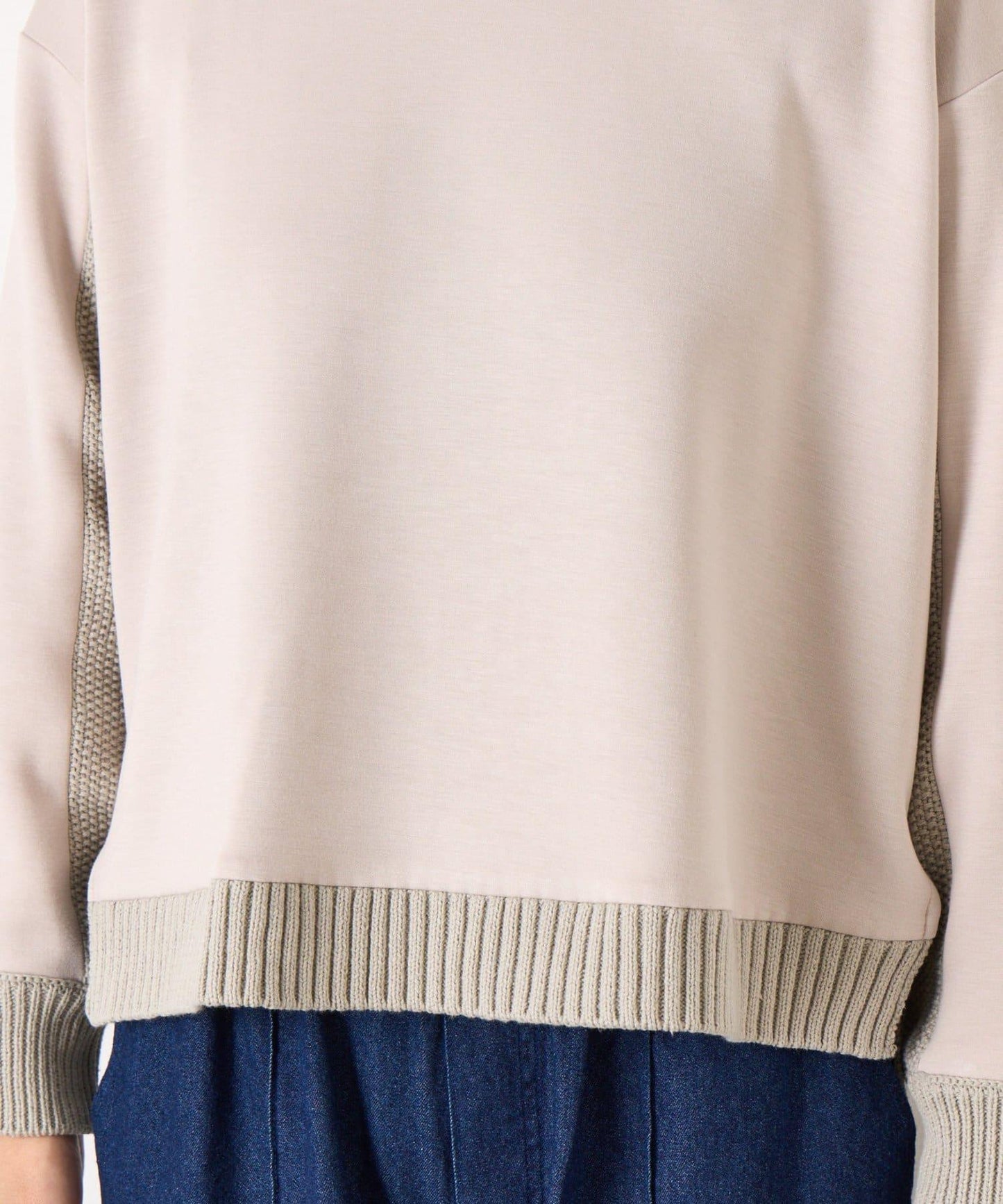 麻花針織套頭衫