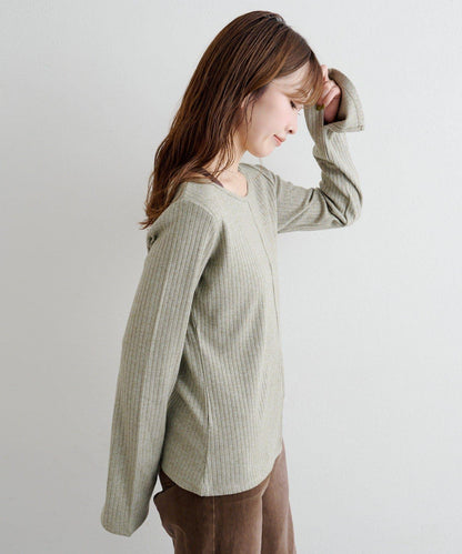 B 金銀絲羅紋開叉上衣