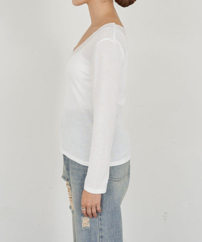 【26SS】透視拼接長袖T恤