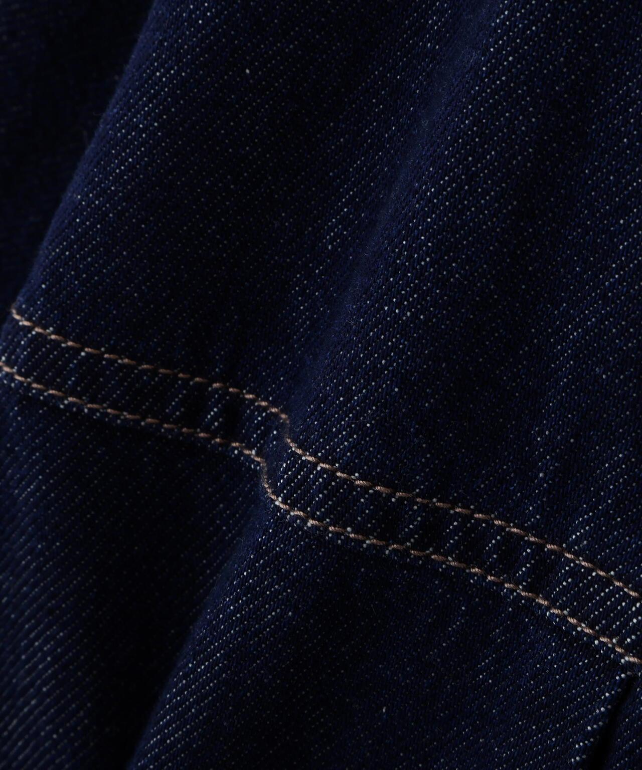 軟牛仔拼接夾克