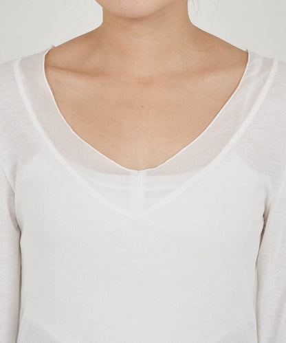 【26SS】透視拼接長袖T恤