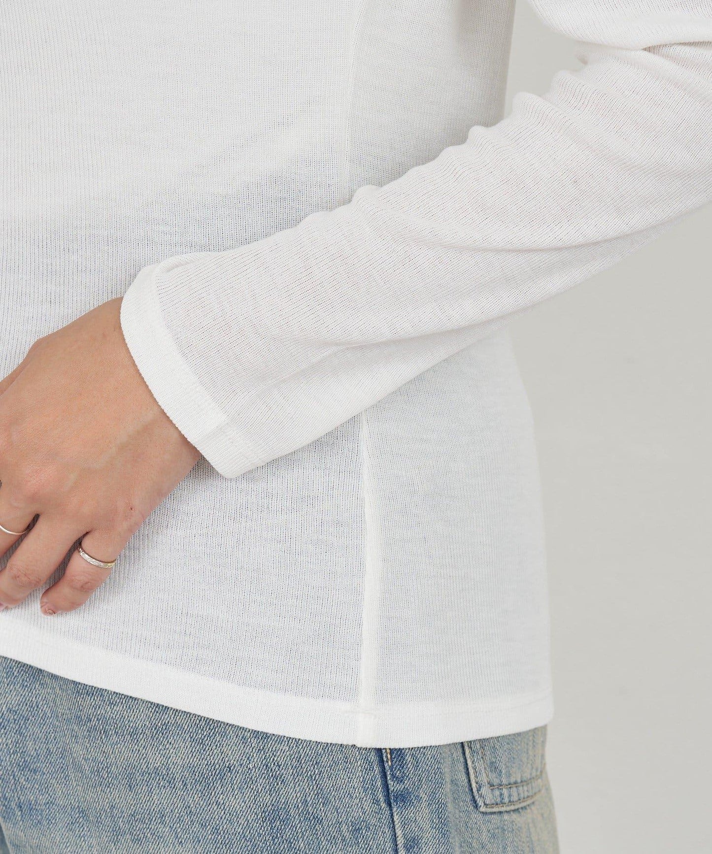 【26SS】透視拼接長袖T恤