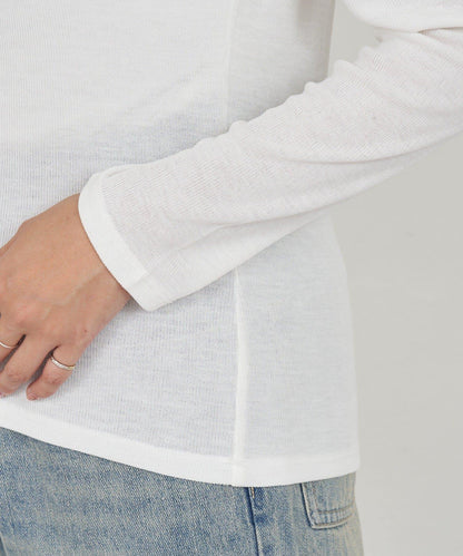 【26SS】透視拼接長袖T恤