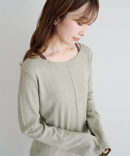 B 金銀絲羅紋開叉上衣