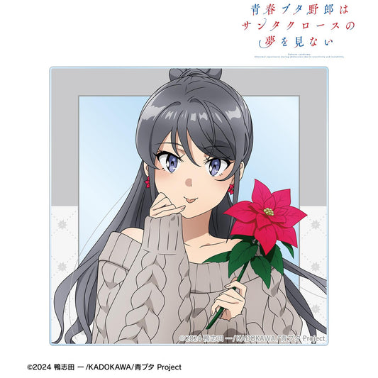 青春豬頭少年不會夢到聖誕老人_新繪製 櫻島麻衣（冬季）亞克力卡片 ＜櫻島麻衣 生日2025版＞