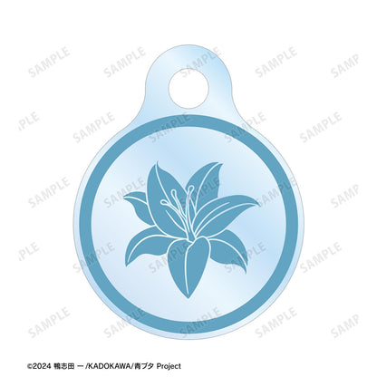 青春豬頭少年不做聖誕夢_新繪製 桜島麻衣（夏） 雙聯金屬絲亞克力鑰匙扣 ＜桜島麻衣 生日2025版＞