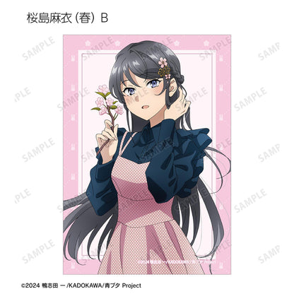 青春豬頭少年不會夢到聖誕老人_全新繪製 隨機寫真卡 ＜櫻島麻衣 生日2025版＞（單位/全套BOX）【BOX/8包入】