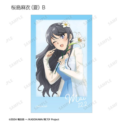 青春豬頭少年不會夢到聖誕老人_全新繪製 交易用拍立得風格插畫卡 ＜櫻島麻衣 生日2025版＞（單品/全套BOX）【BOX/8包入】