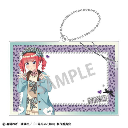 《五等分的新娘》照片框鑰匙扣 中野二乃／薄荷巧克力女孩