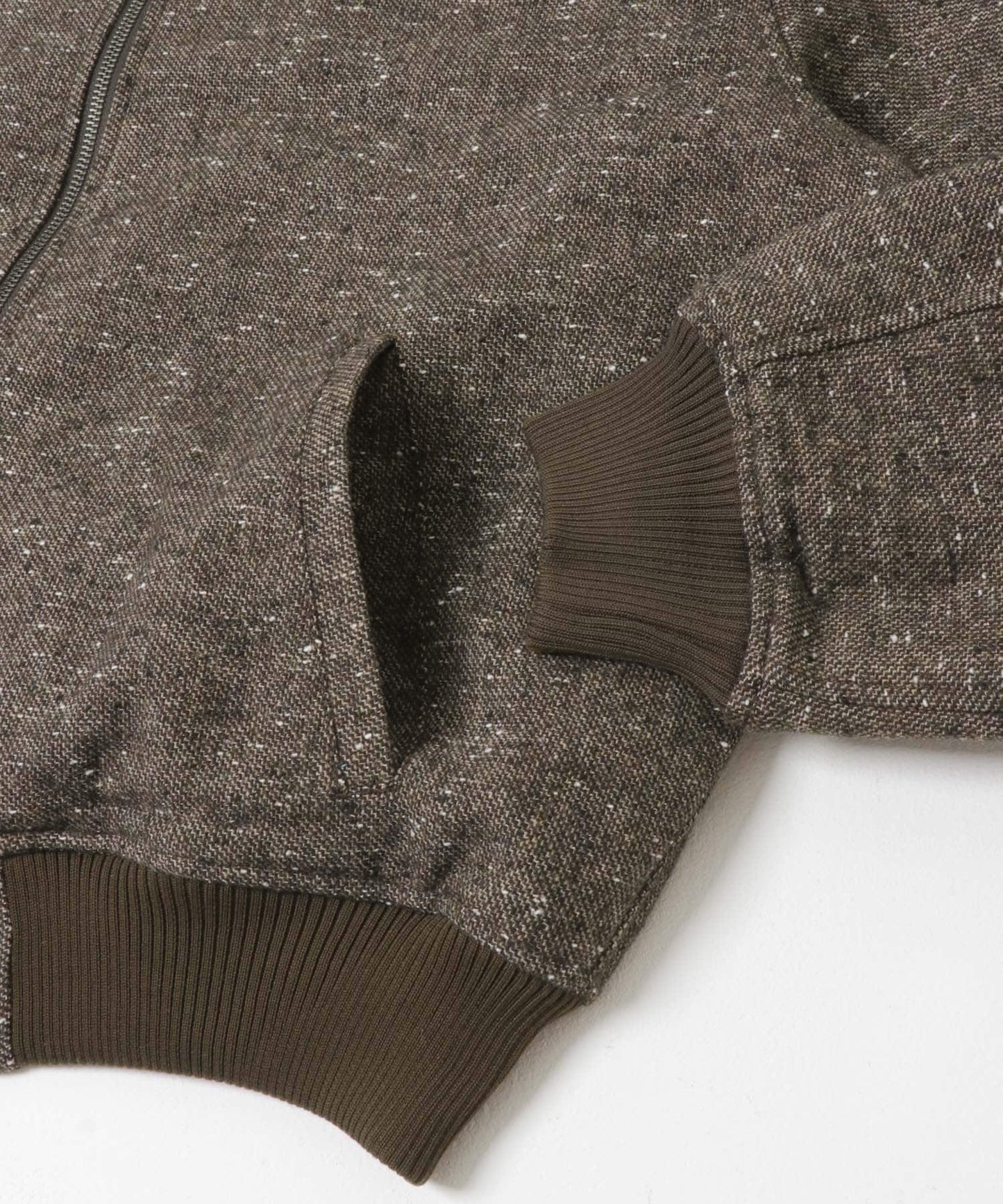 羊毛混紡彩點夾克