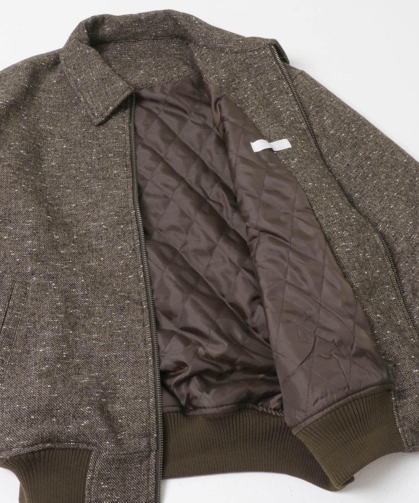 羊毛混紡彩點夾克