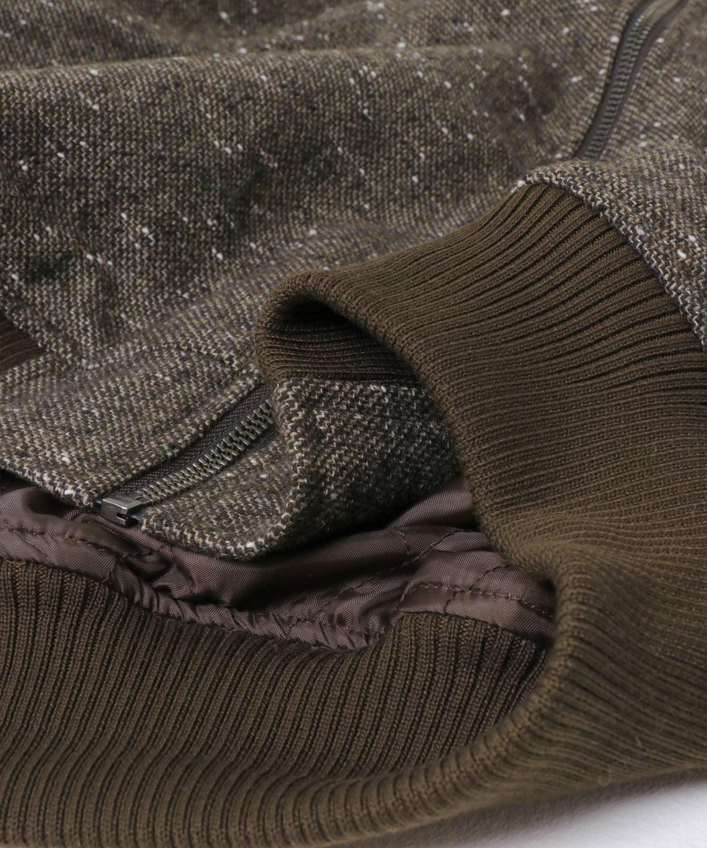 羊毛混紡彩點夾克