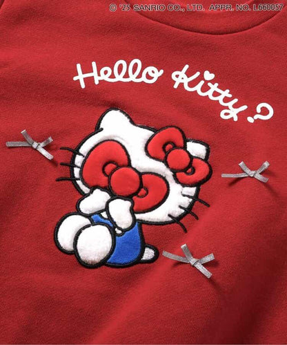 《Hello Kitty》拼色衛衣