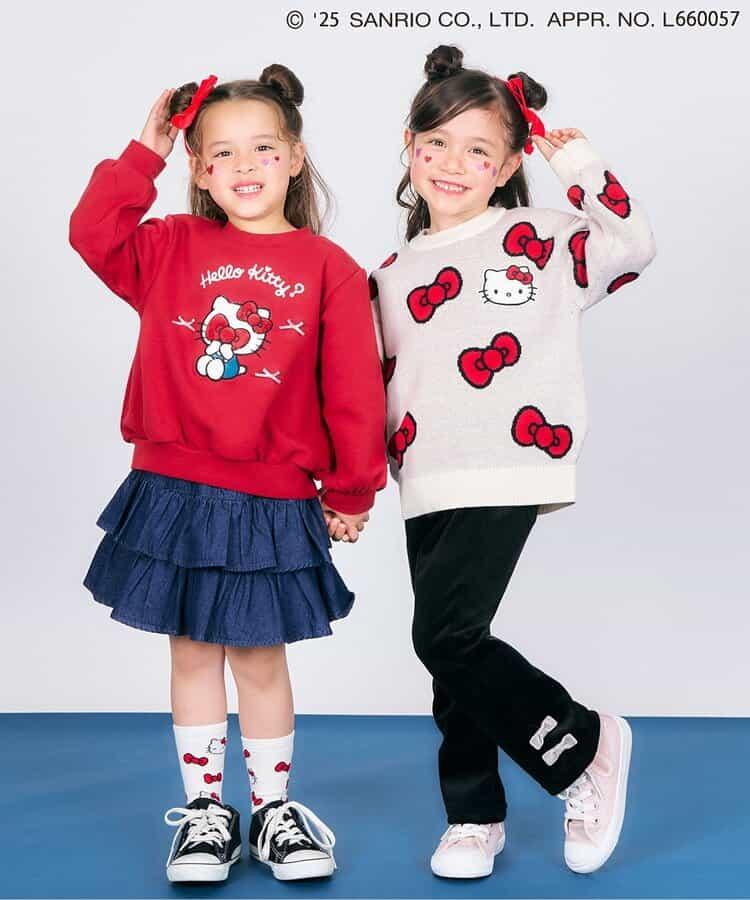 《Hello Kitty》拼色衛衣