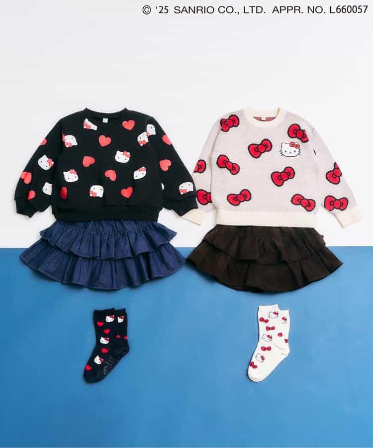 《Hello Kitty》拼色衛衣