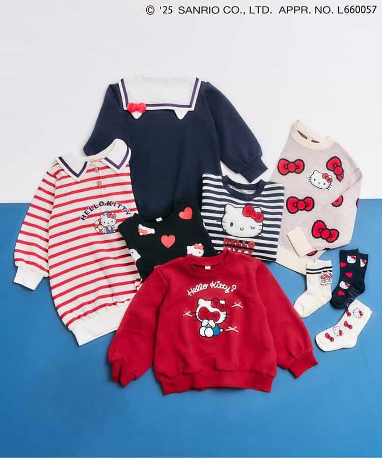 《Hello Kitty》拼色衛衣
