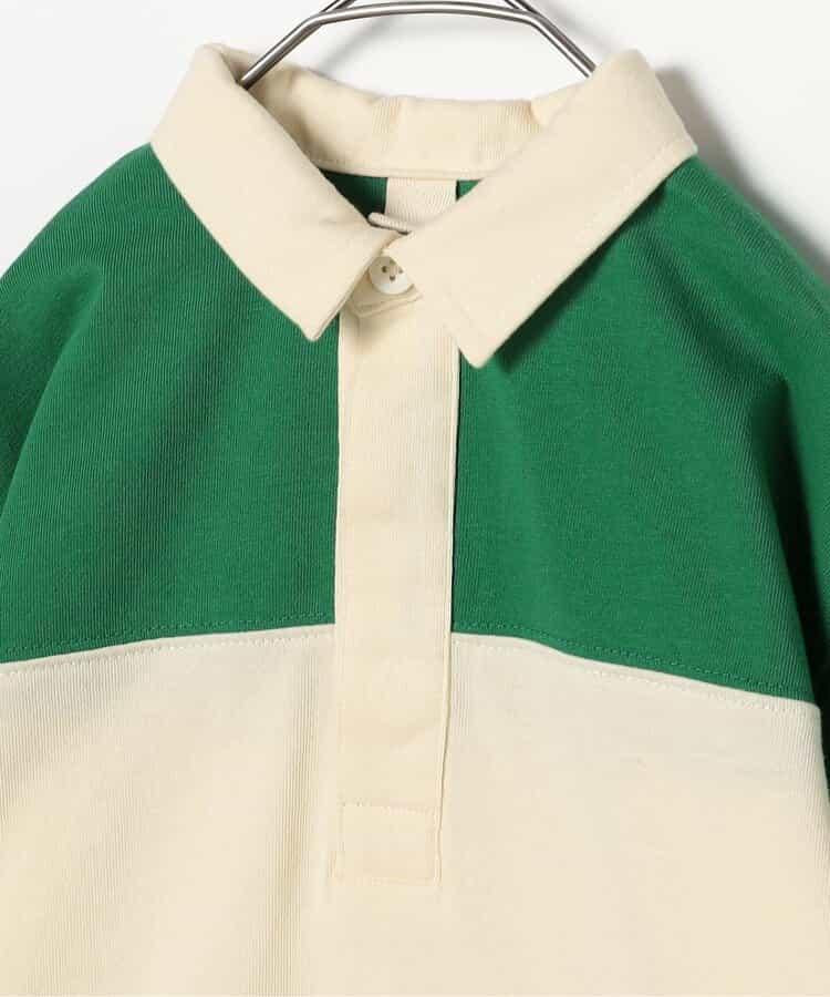 春季拼接長袖橄欖球衫 Link