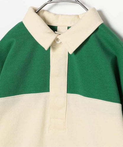 春季拼接長袖橄欖球衫 Link