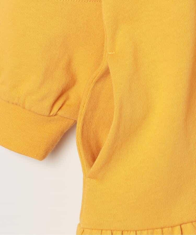 春季拼接色長袖下襬荷葉邊連衣裙 Link