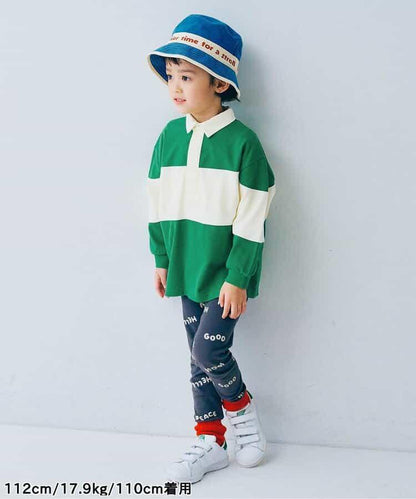 春季拼接長袖橄欖球衫 Link