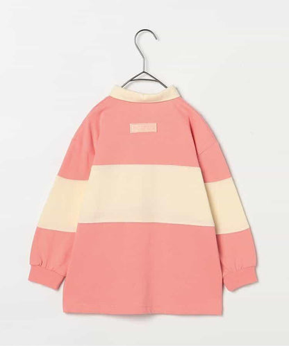 春季拼接長袖橄欖球衫 Link