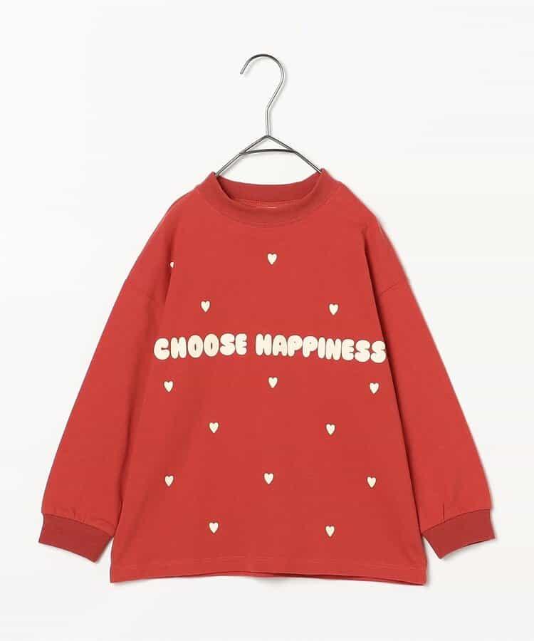 愛心圖案長袖T恤