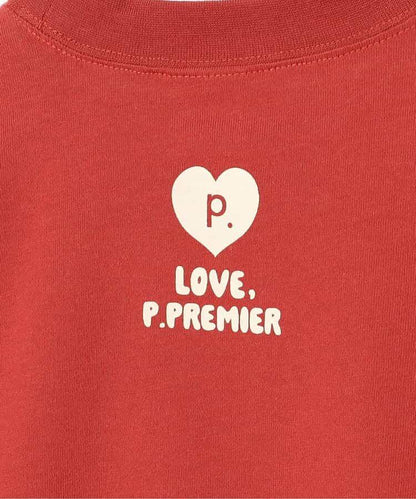 愛心圖案長袖T恤