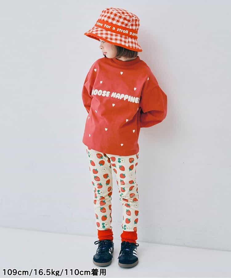 愛心圖案長袖T恤