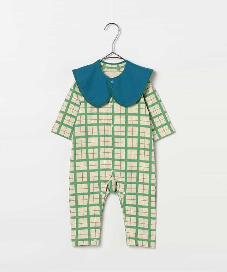 全印花彈力連體衣&圍嘴套裝 Link