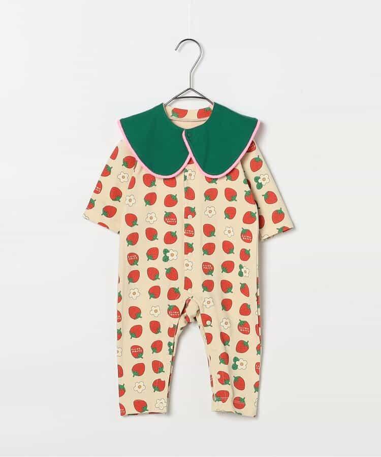 全印花彈力連體衣&圍嘴套裝 Link