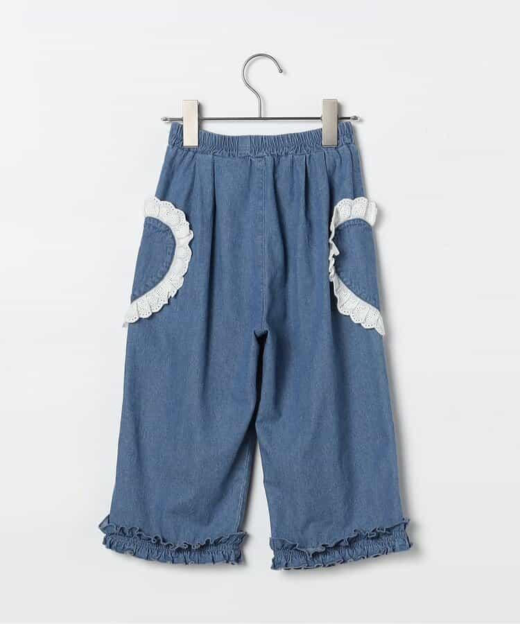 愛心口袋荷葉邊褲 Link