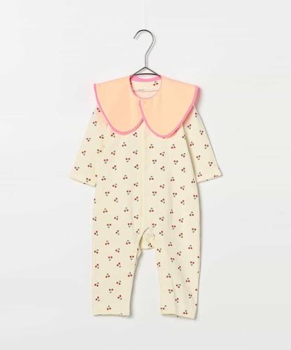 全印花彈力連體衣&圍嘴套裝 Link