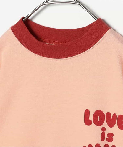 愛心圖案長袖T恤