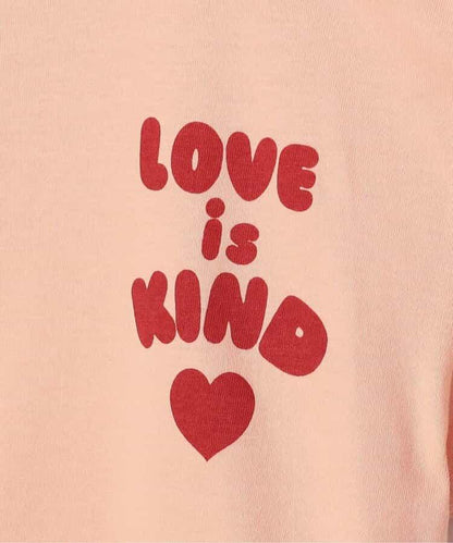 愛心圖案長袖T恤