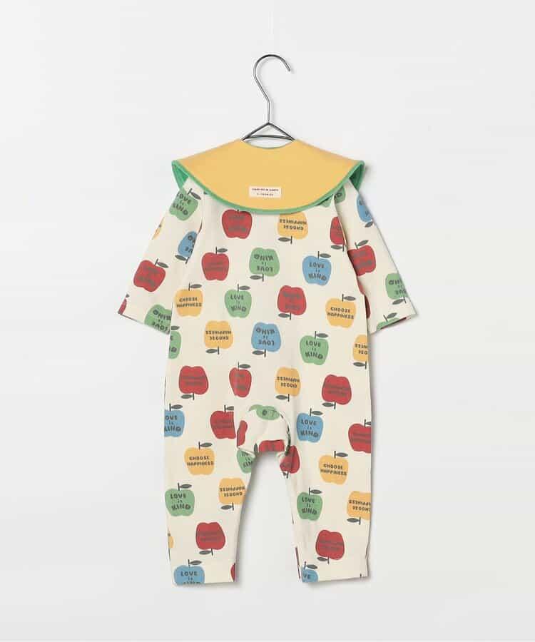 全印花彈力連體衣&圍嘴套裝 Link