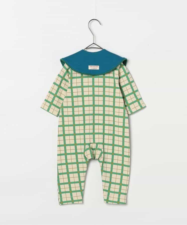 全印花彈力連體衣&圍嘴套裝 Link