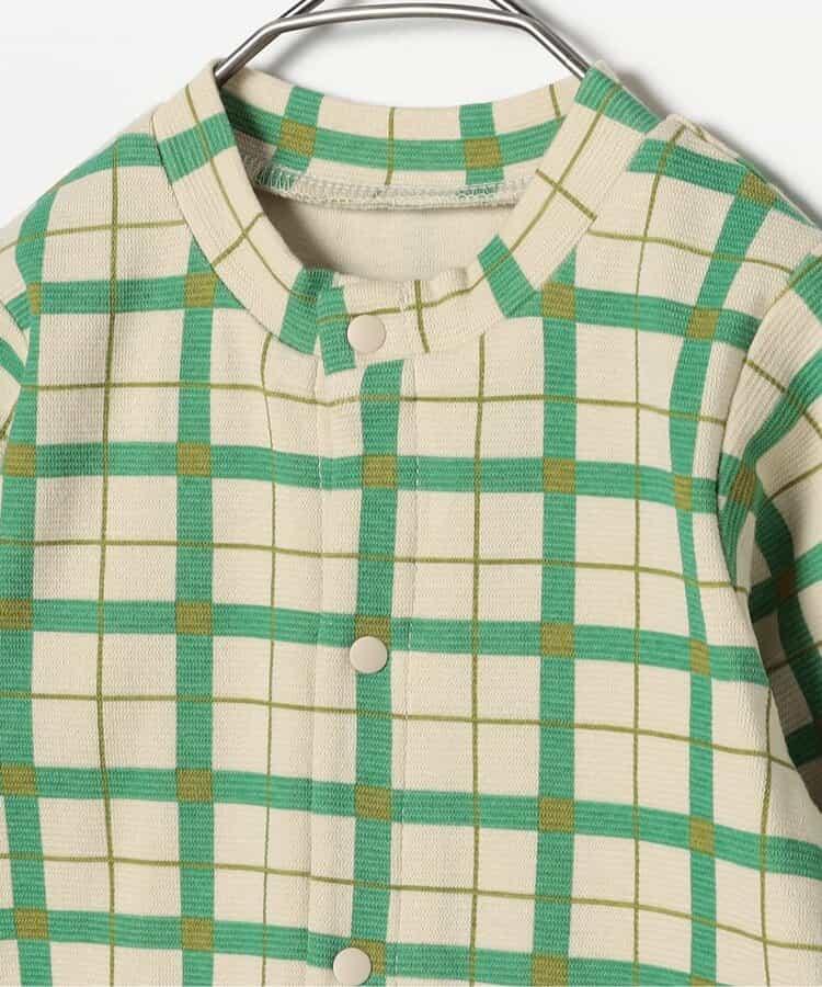 全印花彈力連體衣&圍嘴套裝 Link