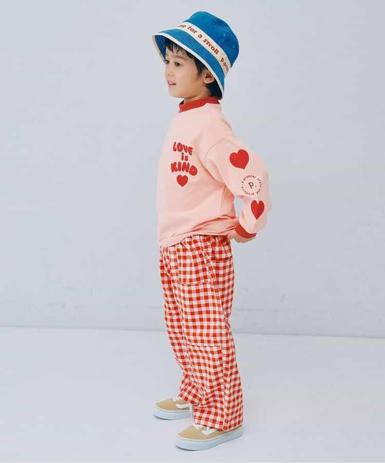 愛心圖案長袖T恤