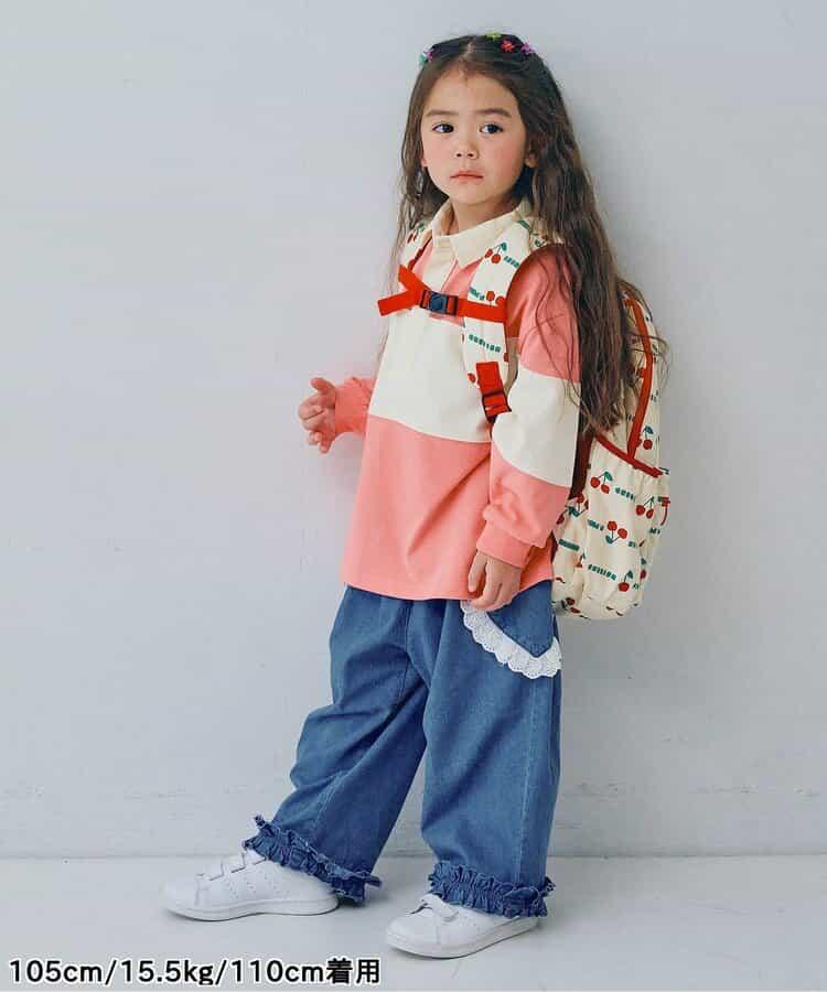 愛心口袋荷葉邊褲 Link