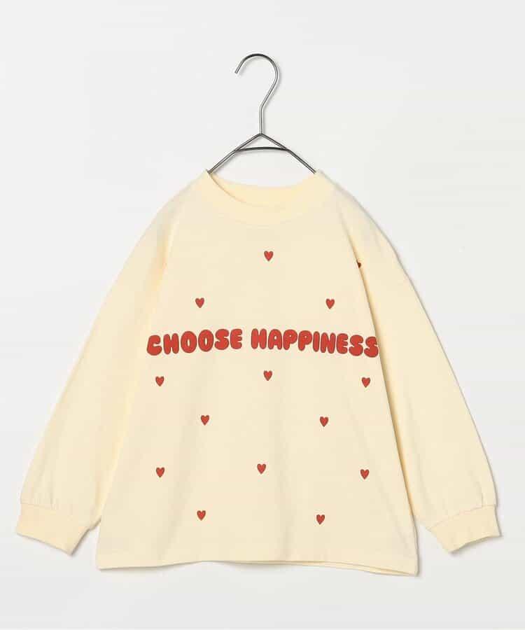 愛心圖案長袖T恤