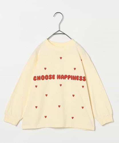 愛心圖案長袖T恤