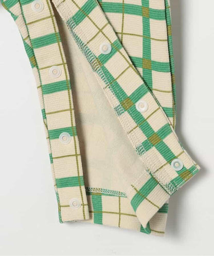 全印花彈力連體衣&圍嘴套裝 Link