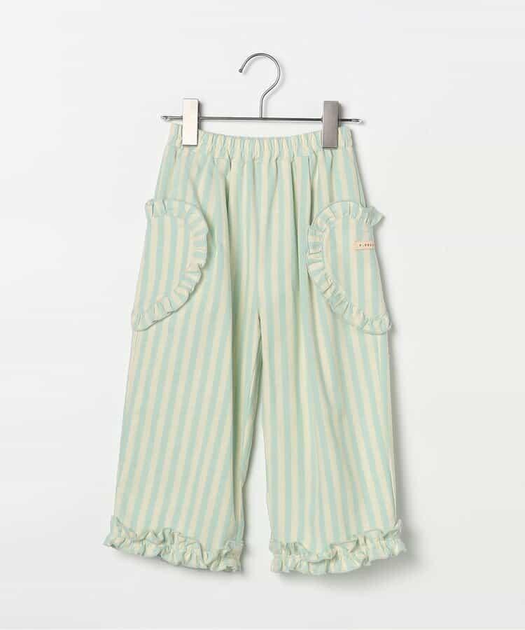 愛心口袋荷葉邊褲 Link