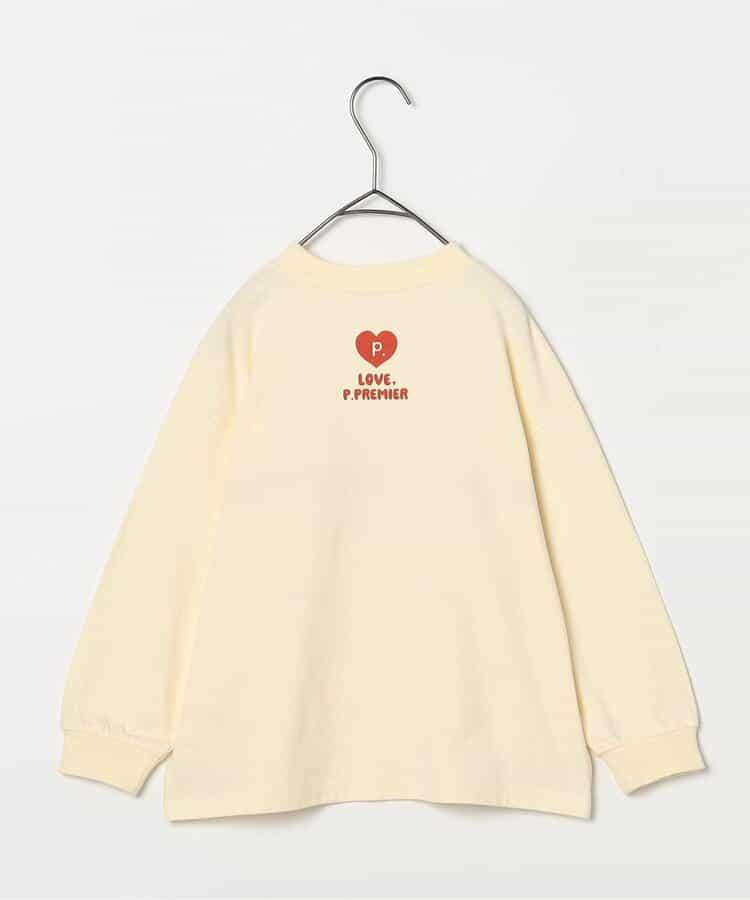 愛心圖案長袖T恤