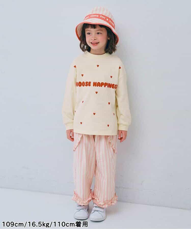 愛心圖案長袖T恤