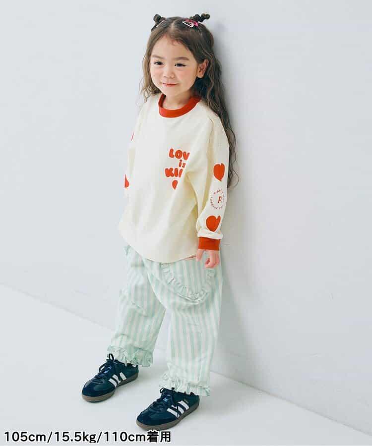 愛心口袋荷葉邊褲 Link