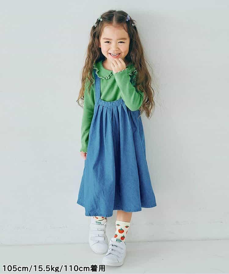 格子連衣裙&波浪邊上衣套裝 Link