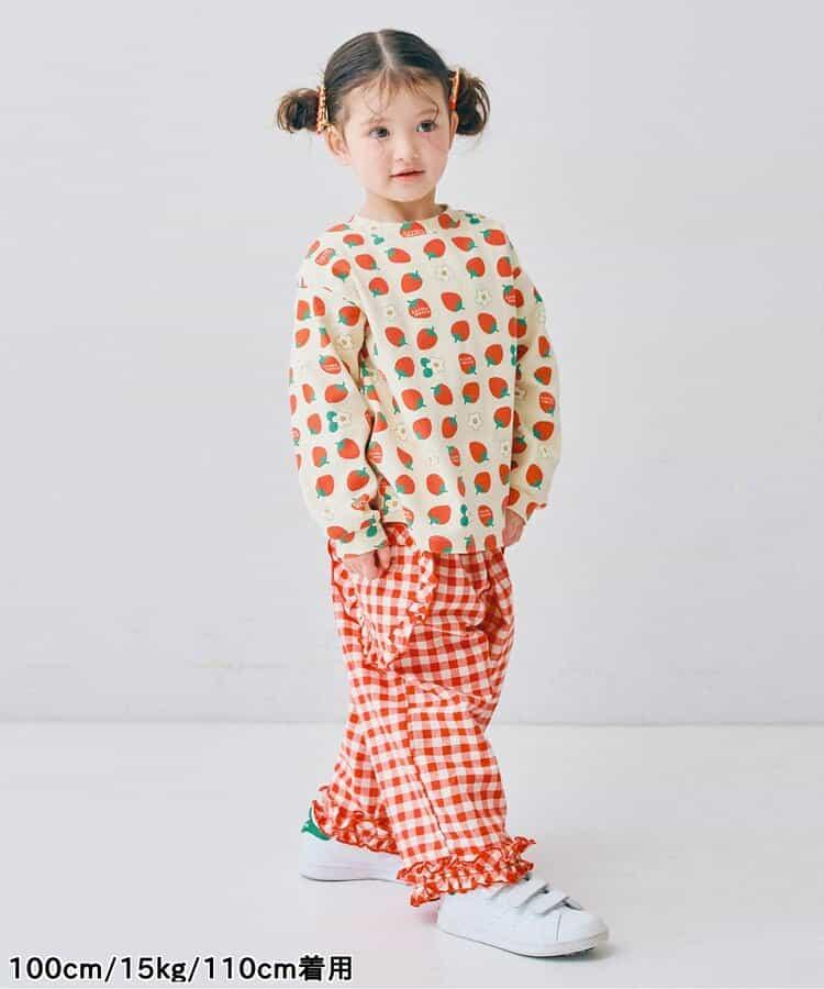 愛心口袋荷葉邊褲 Link