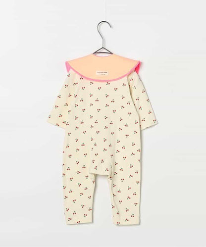 全印花彈力連體衣&圍嘴套裝 Link